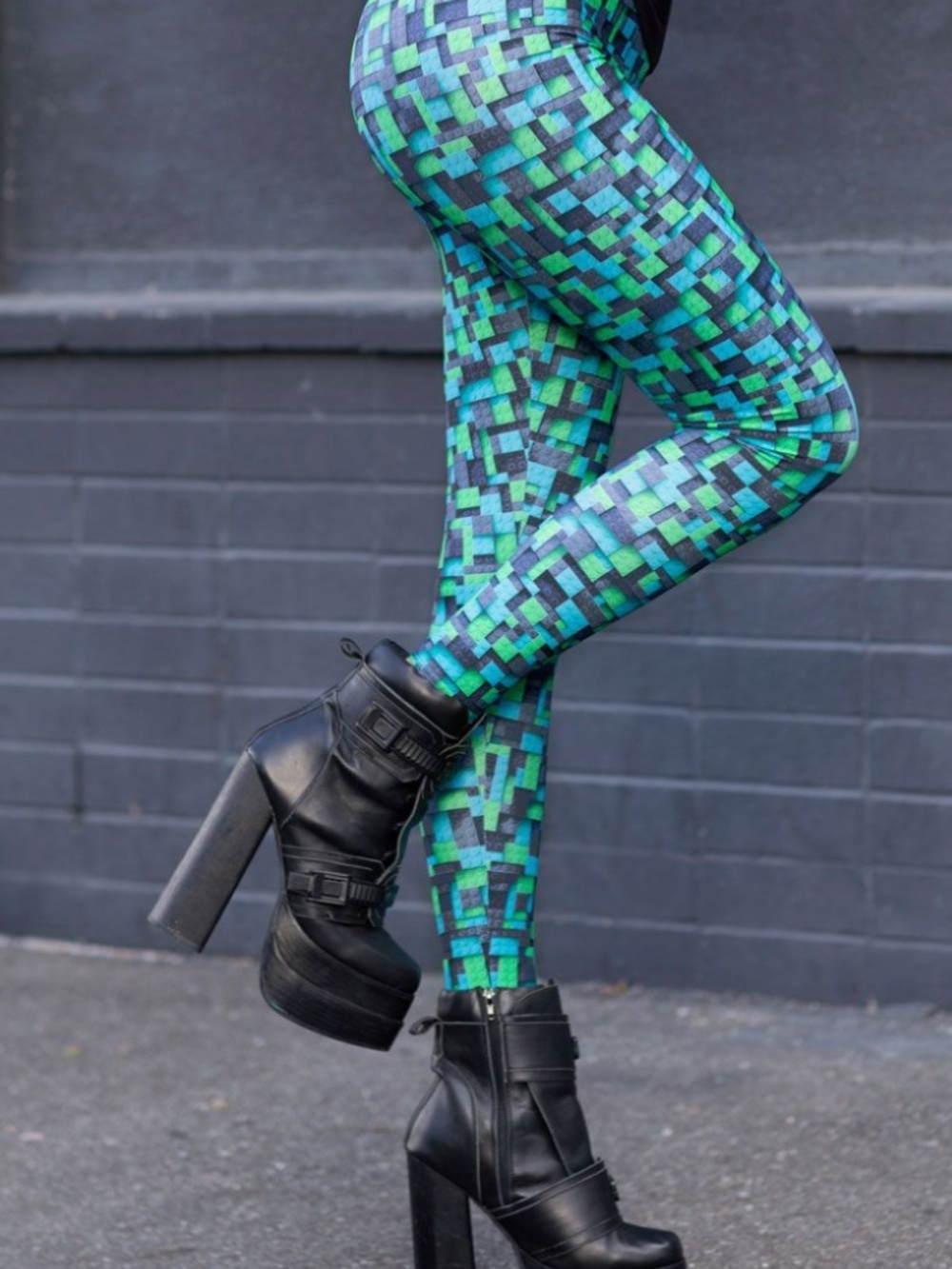 BlackMilk Clothing Blocked Rare LEGO Leggings | Size Small | Like New!